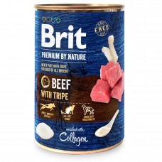 Влажный корм для собак Brit Premium By Nature Beef with Tripe 400 г (говядина)