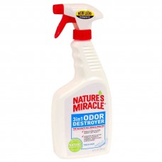 Спрей-устранитель Nature\'s Miracle «3in1 Odor Destroyer. Fresh Linen» для удаления запахов, с ароматом свежего белья 710 мл - dgs
