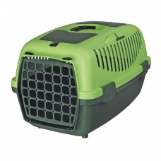 Контейнер-переноска для собак та котів вагою до 8 кг Trixie «Capri 2» 37 x 34 x 55 см (зелена)