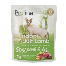 Сухой корм для кошек живущих в помещении Profine Cat Indoor 300 г (ягнёнок)