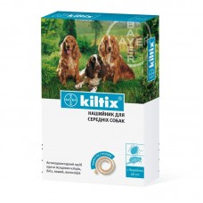 Нашийник для собак Bayer «Kiltix» (Кілтікс) 48 см (від зовнішніх паразитів)