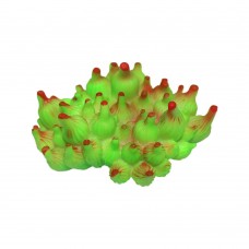 Декорация для аквариума из силикона Deming Коралл-актиния пузырчатая Glowing , набор 5 штук (цвета в ассортименте)