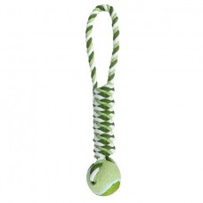 Игрушка для собак Ebi Канат плетеный с мячом 46 см (текстиль)