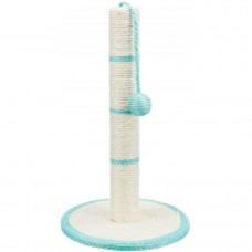 Когтеточка-столбик Trixie с игрушкой на верёвочке h=50 см (бирюзовая, красная, чёрная, синяя)