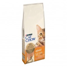 Сухой корм CAT CHOW Adult для взрослых кошек с уткой 15 кг (утка)