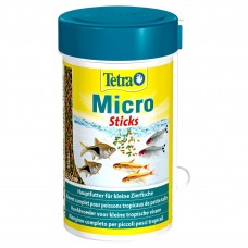 Сухой корм для мелких аквариумных рыб Tetra в палочках «Micro Sticks» 100 мл (для всех аквариумных рыб)