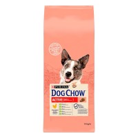 Сухий корм для активних собак всіх порід Dog Chow Active Chicken 14 кг (курка)