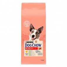 Сухой корм для активных собак всех пород Dog Chow Active Chicken 14 кг (курица)