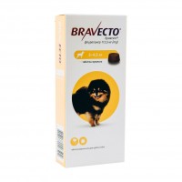 Таблетки для собак MSD Animal Health «Bravecto» (Бравекто) від 2 до 4,5 кг, 1 таблетка (от внешних паразитов)