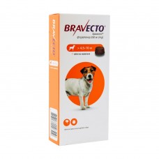 Таблетки для собак MSD Animal Health «Bravecto» (Бравекто) від 4,5 до 10 кг, 1 таблетка (от внешних паразитов)