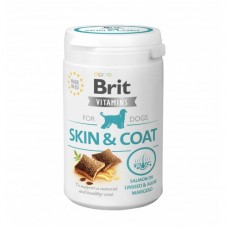 Вітаміни для собак Brit Vitamins Skin and Coat для шкіри і шерсті, 150 г