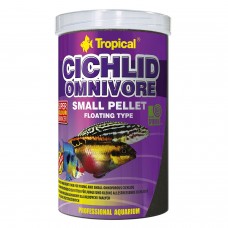 Сухой корм для аквариумных рыб Tropical в гранулах «Cichlid Omnivore Small Pellet» 1 л (для всех цихлид)