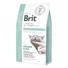 Сухой корм для кошек, при заболеваниях мочевыводящих путей Brit GF Veterinary Diet Struvite 2 кг (курица)
