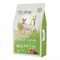 Сухой корм для кошек живущих в помещении Profine Cat Indoor 10 кг (ягнёнок)
