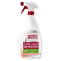 Спрей-устранитель Nature\'s Miracle «Stain & Odor Remover. Melon Burst Scent» для удаления пятен и запахов от кошек, с ароматом дыни 946 мл