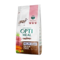 Cухой беззерновой корм для собак всех пород Optimeal 10 кг (утка и овощи)