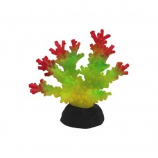 Декорация для аквариума силиконовая Deming Акропора Glowing 9 х 8 см