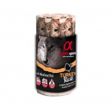 Лакомство для собак Alpha Spirit Dog Sticks Turkey, 160 г