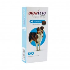 Таблетки для собак MSD Animal Health «Bravecto» (Бравекто) від 20 до 40 кг, 1 таблетка (от внешних паразитов)