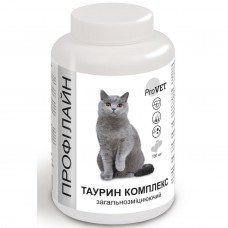 Витаминно-минеральная добавка для котов ProVET Профілайн таурин комплекс 180 табл, 90 г (общеукрепляющий)
