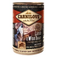 Вологий корм для собак Carnilove Lamb & Wild Boar 400 г (ягня та кабан)