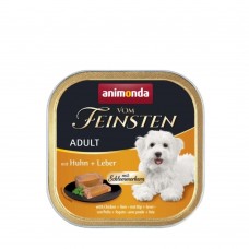 Влажный корм для собак Animonda Vom Feinsten Adult with Chicken+liver | 150 г (курица и печень)
