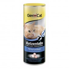 Лакомство для кошек GimCat Katzentabs Fish & Biotin 425 г (для кожи и шерсти)