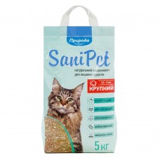 Наповнювач туалета для котів Природа Sani Pet 5 кг (бентонітовий великий) - PR240779