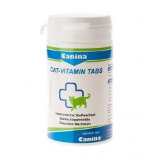 Витамины для кошек Canina «Cat-Vitamin» 100 таблеток, 50 г (мультивитамин)