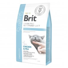 Сухой корм для кошек, для снижения веса Brit GF Veterinary Diet Obesity 2 кг (курица)