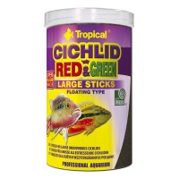 Сухий корм для акваріумних риб Tropical в паличках «Cichlid Red & Green Large Sticks» 1 л (для всіх цихлід)