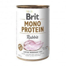 Влажный корм для собак Brit Mono Protein Rabbit 400 г (кролик)