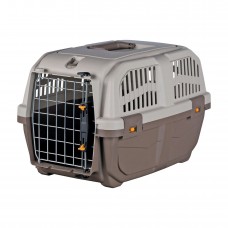 Контейнер-переноска для собак и котов весом до 12 кг Trixie «Skudo 1» 30 x 32 x 49 см (коричневая) - dgs