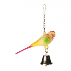Игрушка для птиц Trixie Попугай 9 см (пластик)