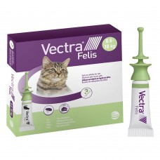 Капли на холку для кошек Вектра Фелис 0,9 мл, 3 пипетки (от внешних паразитов)