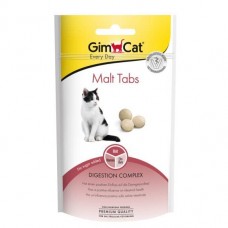 Лакомство для кошек GimCat Every Day Malt Tabs 40 г (для выведения шерсти)