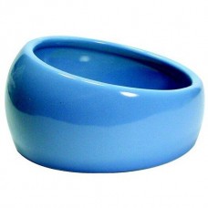 Миска керамическая Living World «Ergonomic Dish» 420 мл / 13,5 см (голубая) - dgs