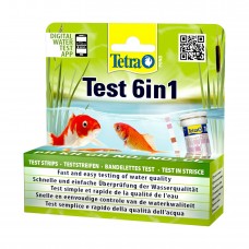 Набор индикаторных тестов для воды Tetra Pond «Test 6in1» 25 шт.