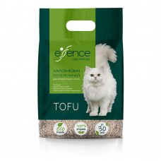 Наполнитель туалета для кошек Essence натуральный размер гранул 1,5 мм, 6 л (тофу)