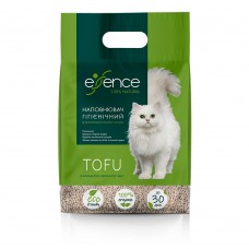 Наполнитель туалета для кошек Essence натуральный с ароматом зеленого чая размер гранул 1,5 мм, 6 л (тофу)