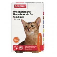 Ошейник для кошек Beaphar 35 см (от внешних паразитов, цвет: оранжевый)