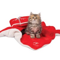 Плед Pet Fashion «New Year Gift» 75 см / 60 см (красный)