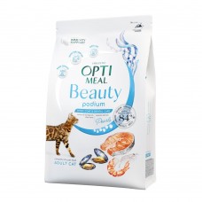 Сухой корм для кошек Podium Shiny Coat & Dental Care 1.5 кг (морепродукты)