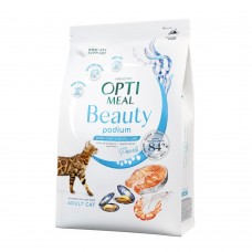 Сухий корм для котів Podium Shiny Coat & Dental Care 1.5 кг (морепродукти)