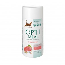 Сухой корм для стерилизованных кошек Optimeal Adult Cat Sterilised Beef Sorghum 650 г (говядина и сорго)