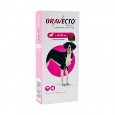 Таблетки для собак MSD Animal Health «Bravecto» (Бравекто) від 40 до 56 кг, 1 таблетка (от внешних паразитов)