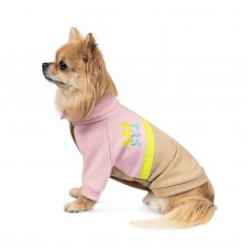 Толстовка для собак Pet Fashion «Daisy» M (розовая/бежевая)