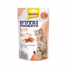 Витаминные лакомства для кошек GimCat Nutri Pockets Лосось+Омега 3 и Омега 6 60 г (повседневный)