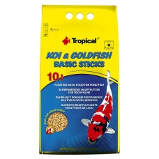 Сухой корм для прудовых рыб Tropical в палочках «Koi & Goldfish Basic Sticks» 10 л (для всех прудовых рыб)
