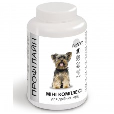 Вітамінно-мінеральна добавка для собак ProVET Профілайн Міні комплекс 100 табл, 123 г